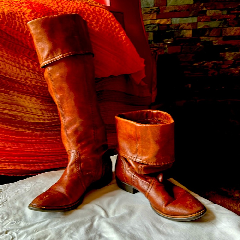 Nicole 3 way wear leather boots